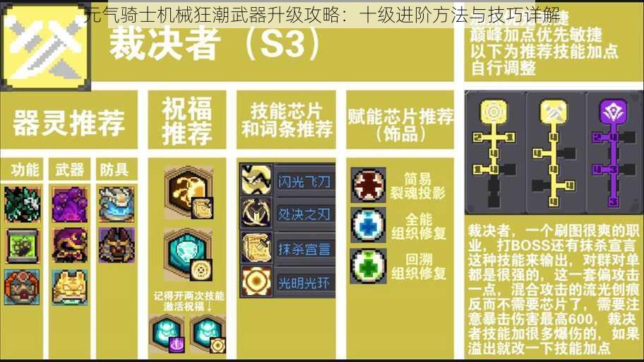 元气骑士机械狂潮武器升级攻略:十级进阶方法与技巧详解